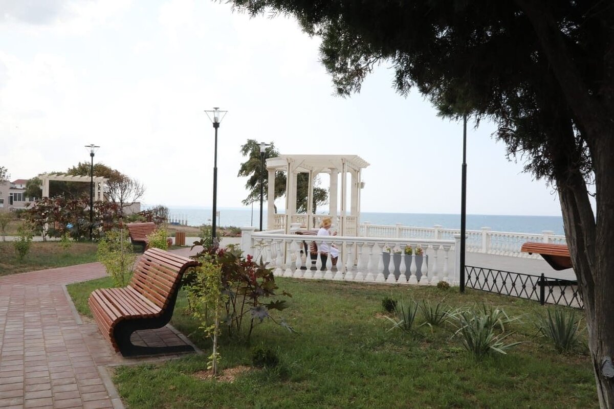 Так в Николаевке выглядит сквер с говорящим названием «Добро пожаловать!» (Фото: И. ОХРИМЕНКО.)