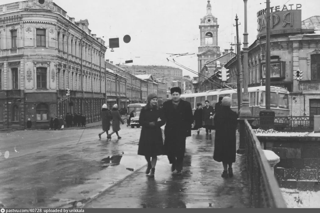 Пятницкая. Кинотеатр «Заря» 1964 – 1965 г. Автор: Мясников Виктор Анатольевич.