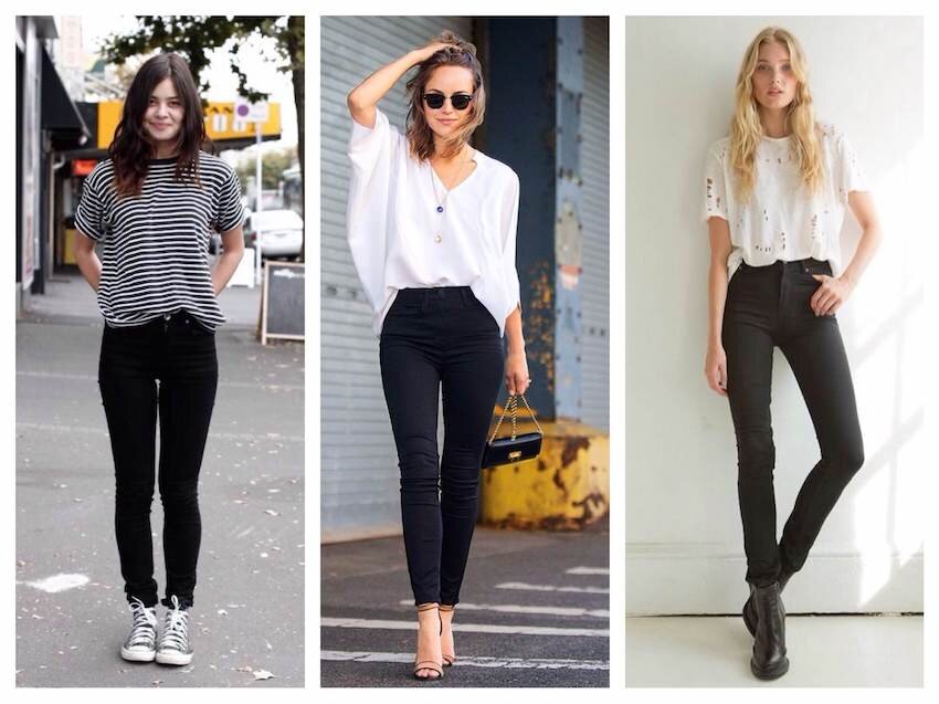 С чем носить джинсы скинни: рекомендации стилистов