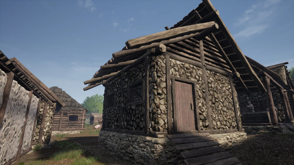 Очень реалистичные постройки продуманные до мелочей.