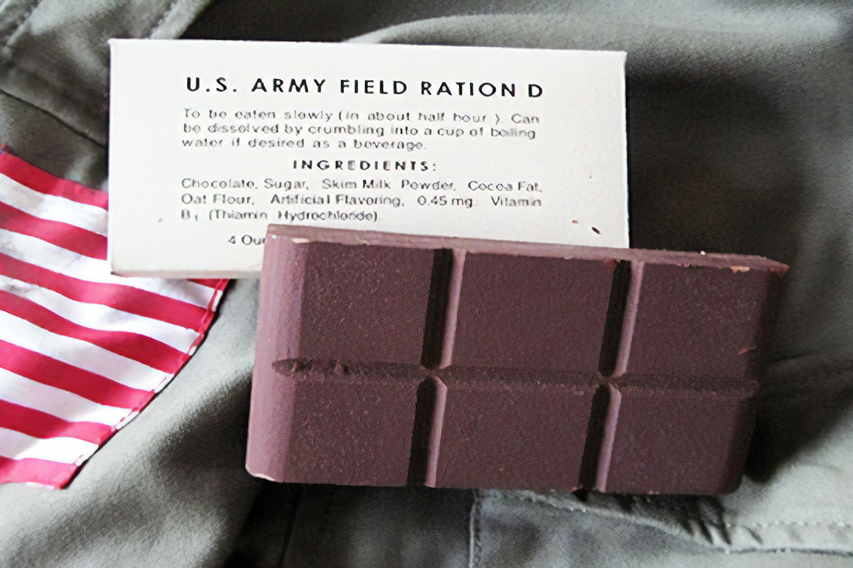 Шоколад Hershey для военных образца 40х годов