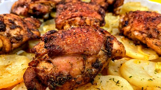 Сочная картошка с курицей в духовке. Рецепты приготовления