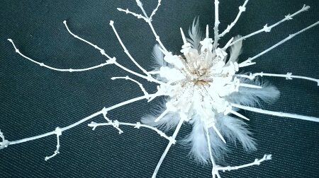 Фото автора здесь и далее. Догадались из чего я сделала этот цветок? Напишите в комментарии, пока не дочитали статью, потом проверим))