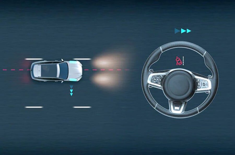 Удержание в полосе bmw