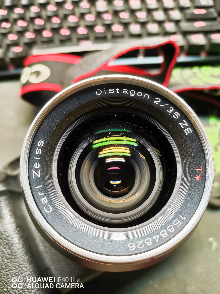 Описание объектива с личным номером как в старой доброй классике Carl Zeiss.