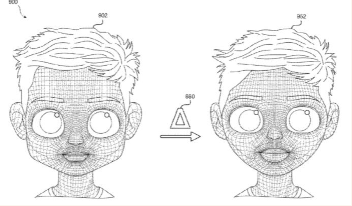 Заглавное фото: патентная заявка на механизм создания аватара. Источник: Financial Times