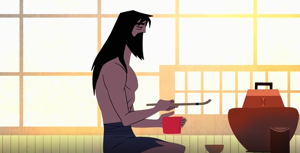 Samurai Jack. Tea ceremony