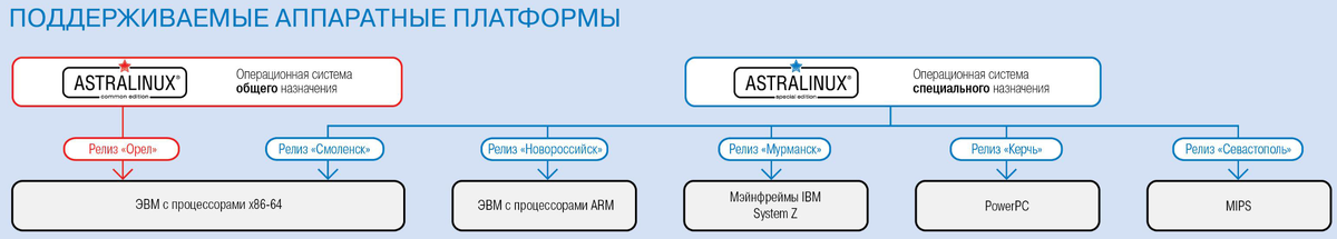 Дистрибутив, разработан преимущественно для государственных и военных структур, делает акцент именно на безопасности и неприкосновенности информационных данных. В качестве основы используется Linux – ядро с открытым исходным кодом, поставляемое под лицензией GPL. 
У данного дистрибутива имеется две версии: одна для общего пользования (Common Edition), а другая для специального (Special Edition). Последняя и используется во всех  секретных силовых ведомствах.