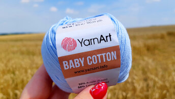 ПРЯЖА BABY COTTON от Yarn Art - Нежность в Каждом Моточке 🧶