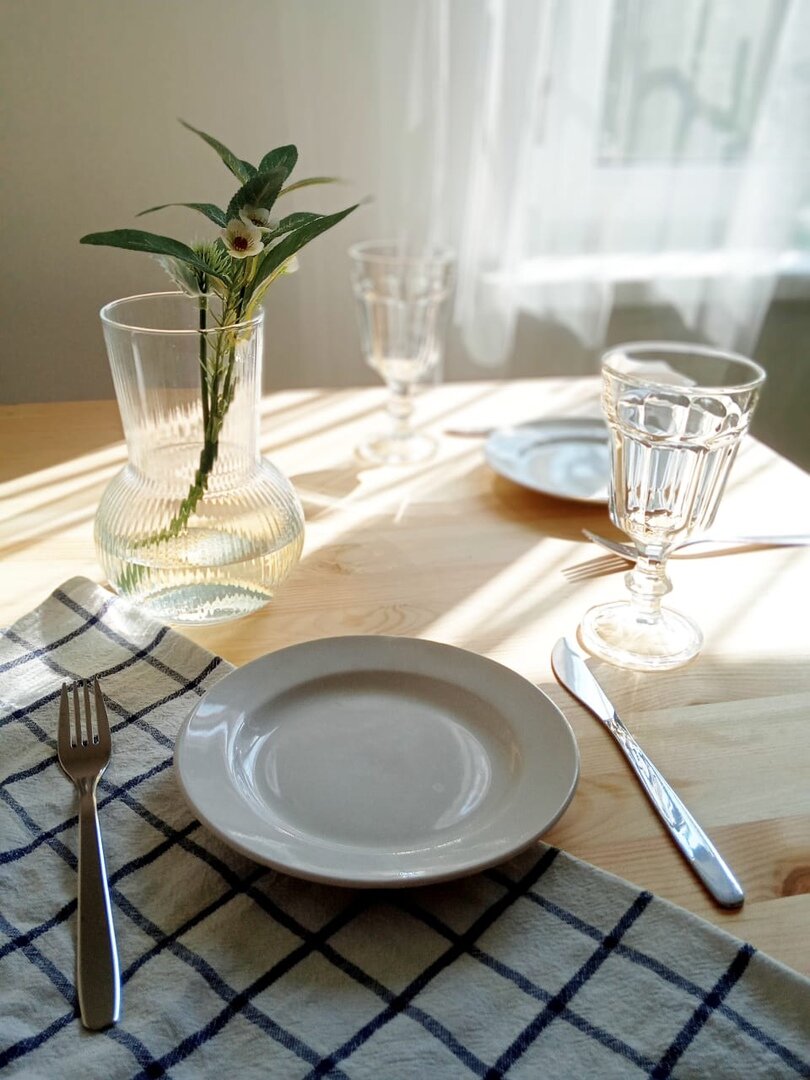 Фото автора. Супер бюджетная сервировка.