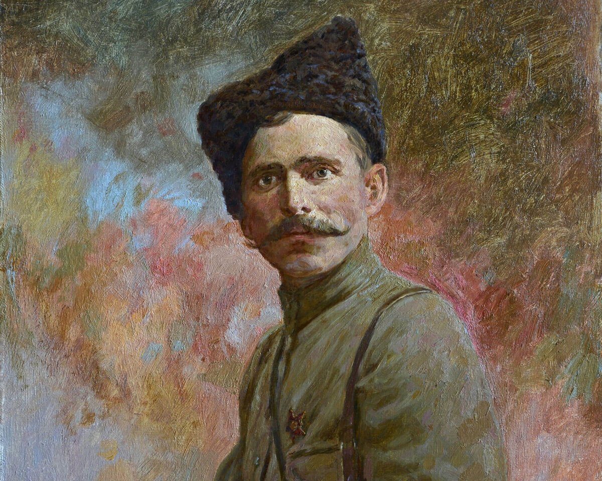 Портрет Василия Ивановича Чапаева, 2018 г. А. Миронов. Источник: artmiro.ru