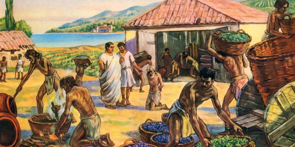 Согласно этому праву ведутся войны; море признается общим для всех; обеспечивается неприкосновенность послов; люди делятся на свободных и рабов.