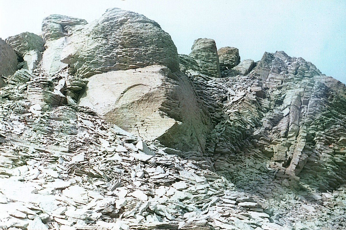 Разрушение горной породы вследствие морозного выветривания