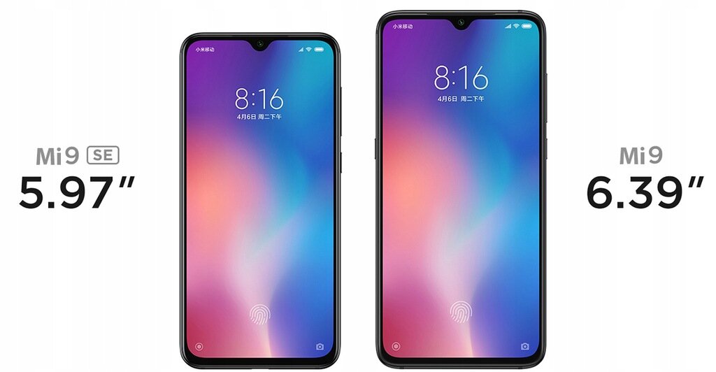 Сравнение Mi 9 se и Mi 9