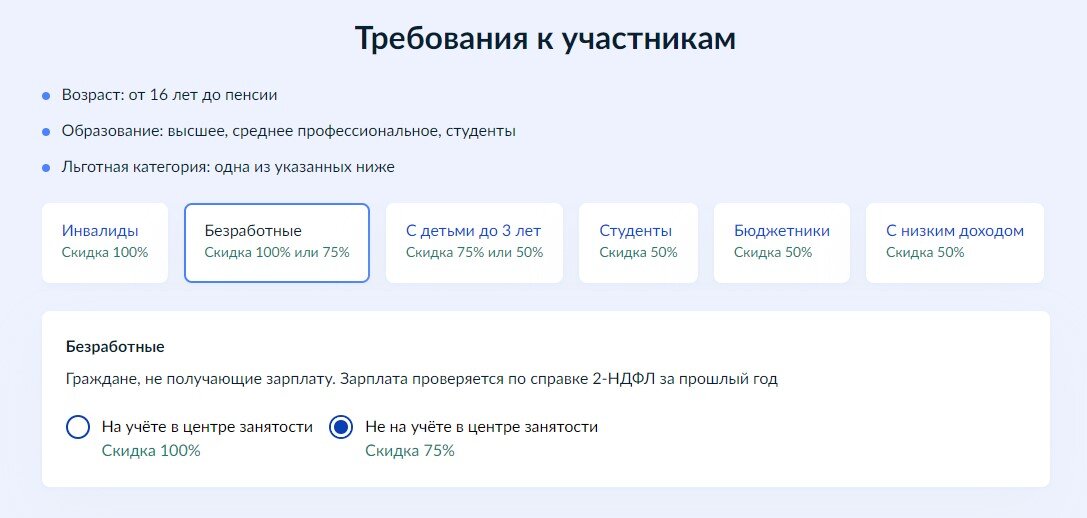 условия предоставления скидку "ЦП"