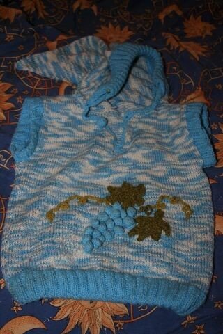 виноградная гроздь связана крючком