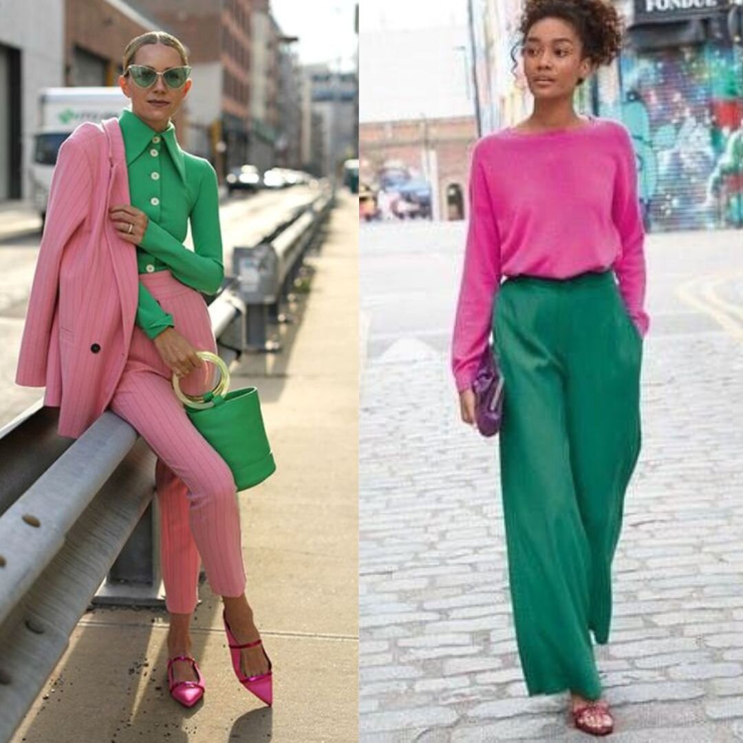 красный + зеленый