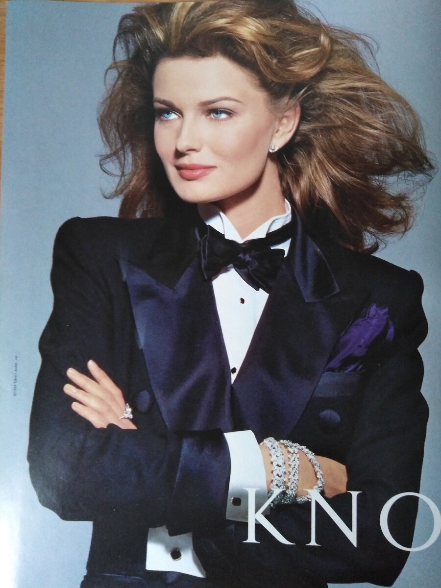 Модель Паулина Парижкова рекламировала косметический бренд Estee Lauder. Паулину забыли, а бренд объявил об уходе из России. Фото с разворота Cosmopolitan, май 1994 г., журнал из моей личной коллекции 