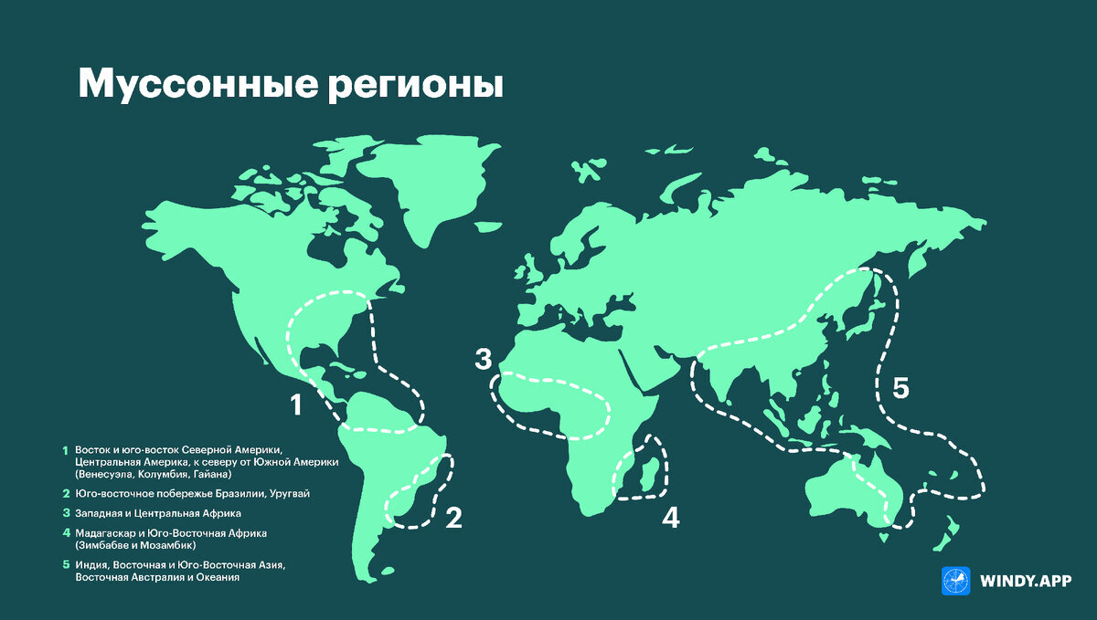 Муссон в каких странах