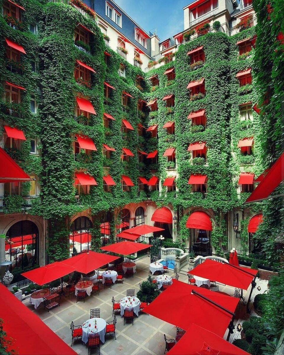 Отель plaza athenee париж