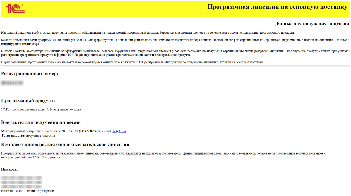 Программная лицензия