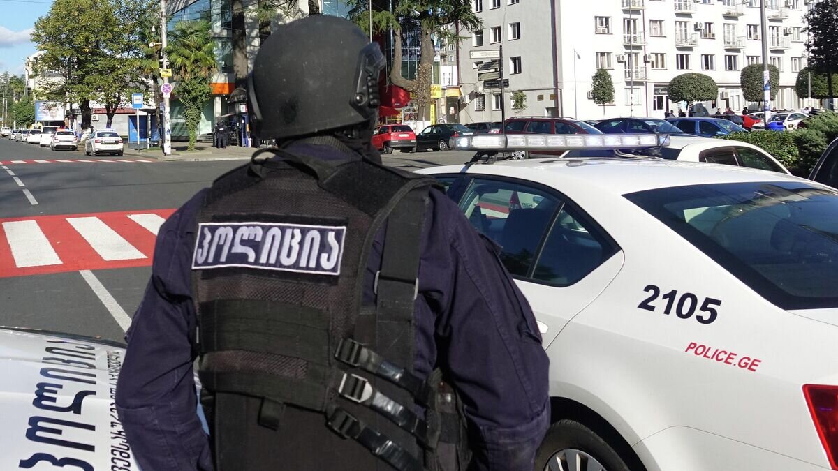    Грузинский полицейский© Sputnik / Стрингер