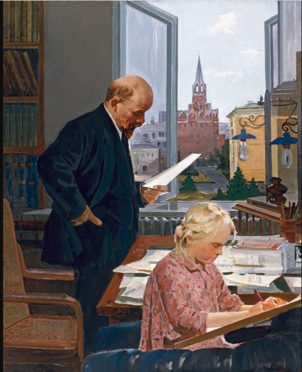 Н.Н.Баскаков "Ленин в Кремле"