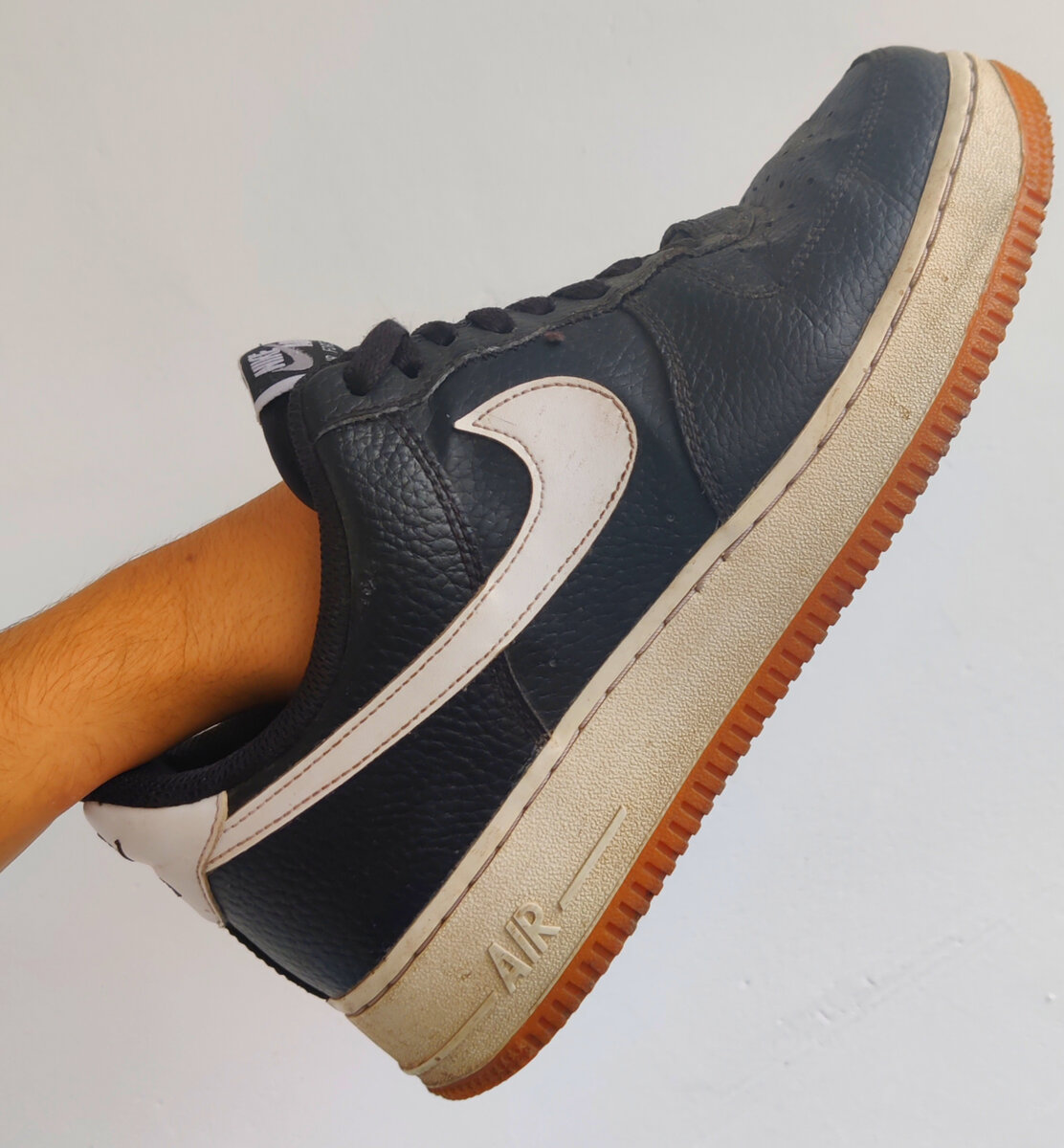  Мои, вновь пожелтевшие Nike air force 1