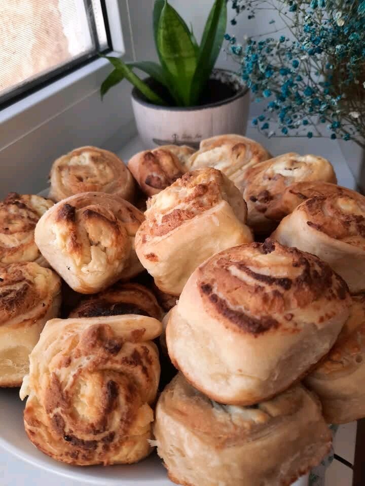 Завитушки с творогом