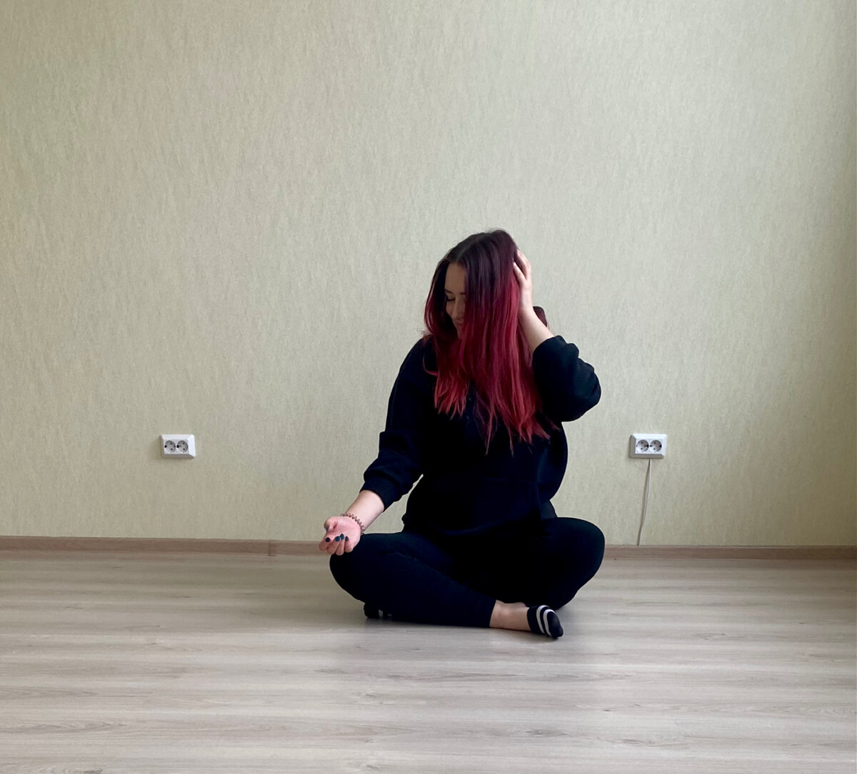 Первый день, теперь уже в своей квартирке.