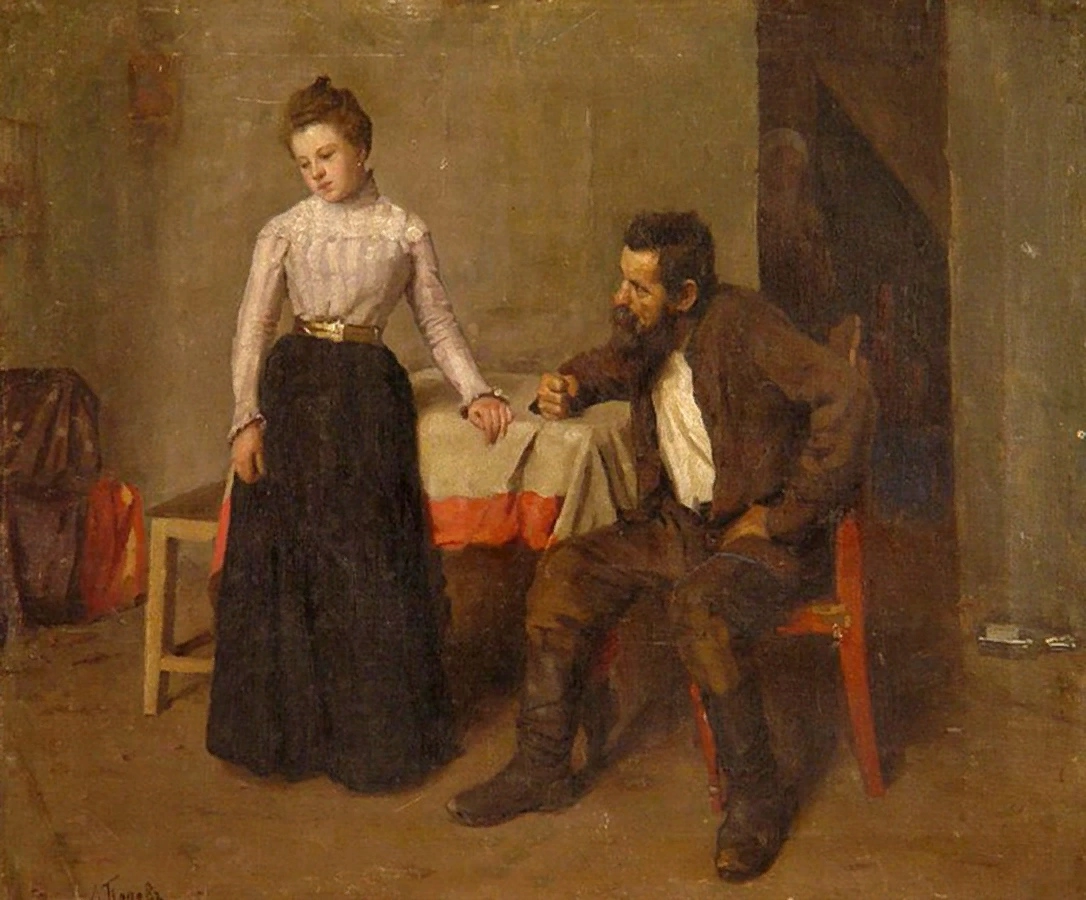 Лукиан Попов. Семейная сцена 