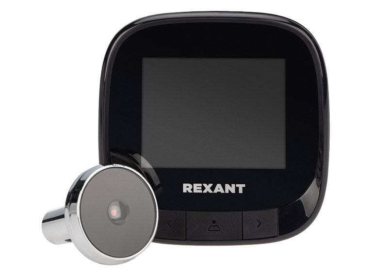 Видеоглазок дверной REXANT (DV-111) с цветным LCD-дисплеем 2.4" и функцией записи фото 