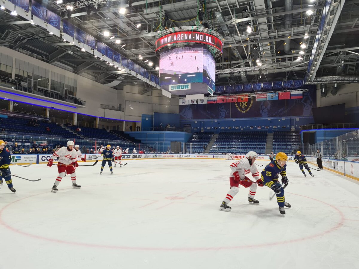 МХК «Атлант» - МХК «Спартак». 30 января 2023 года. Мытищи.