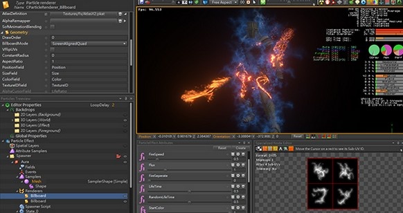 Мега расширенная система по оценке работы графики в реалтайме, на каждый "чих" предcтавлен свой маленький dashboard (Фото: https://www.popcornfx.com/) 