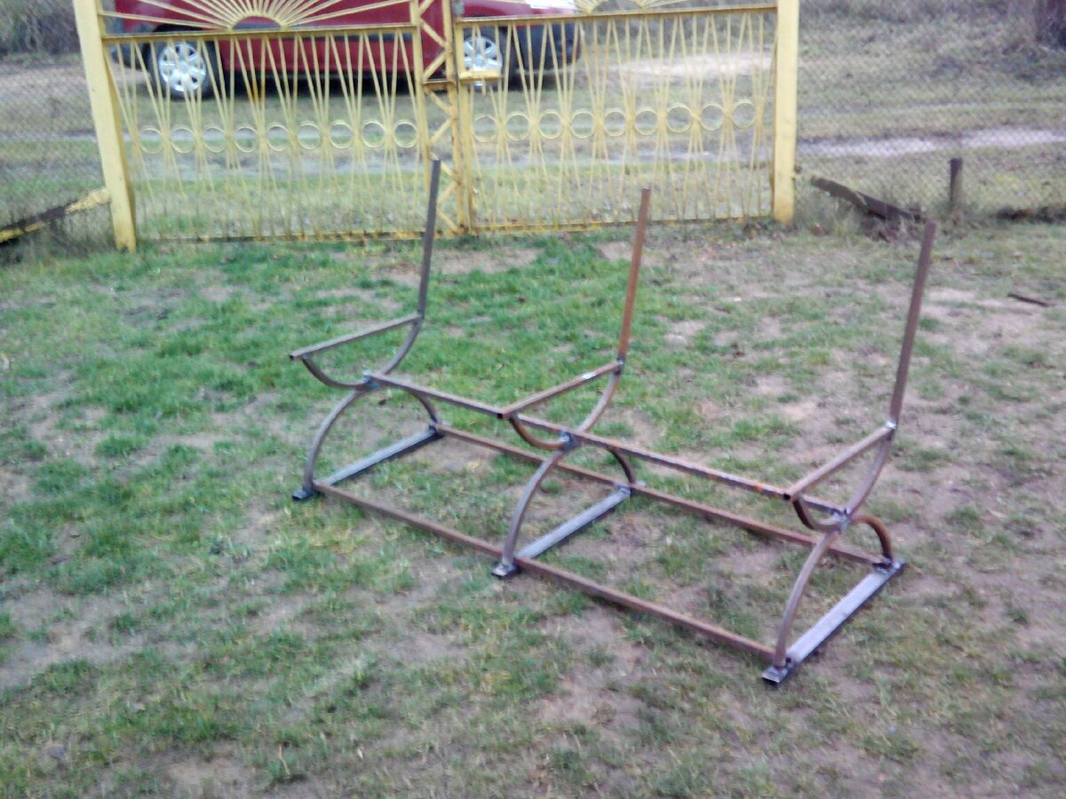 Сборка первой скамейки