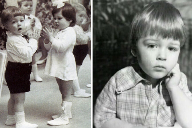 Даниил Страхов в детстве