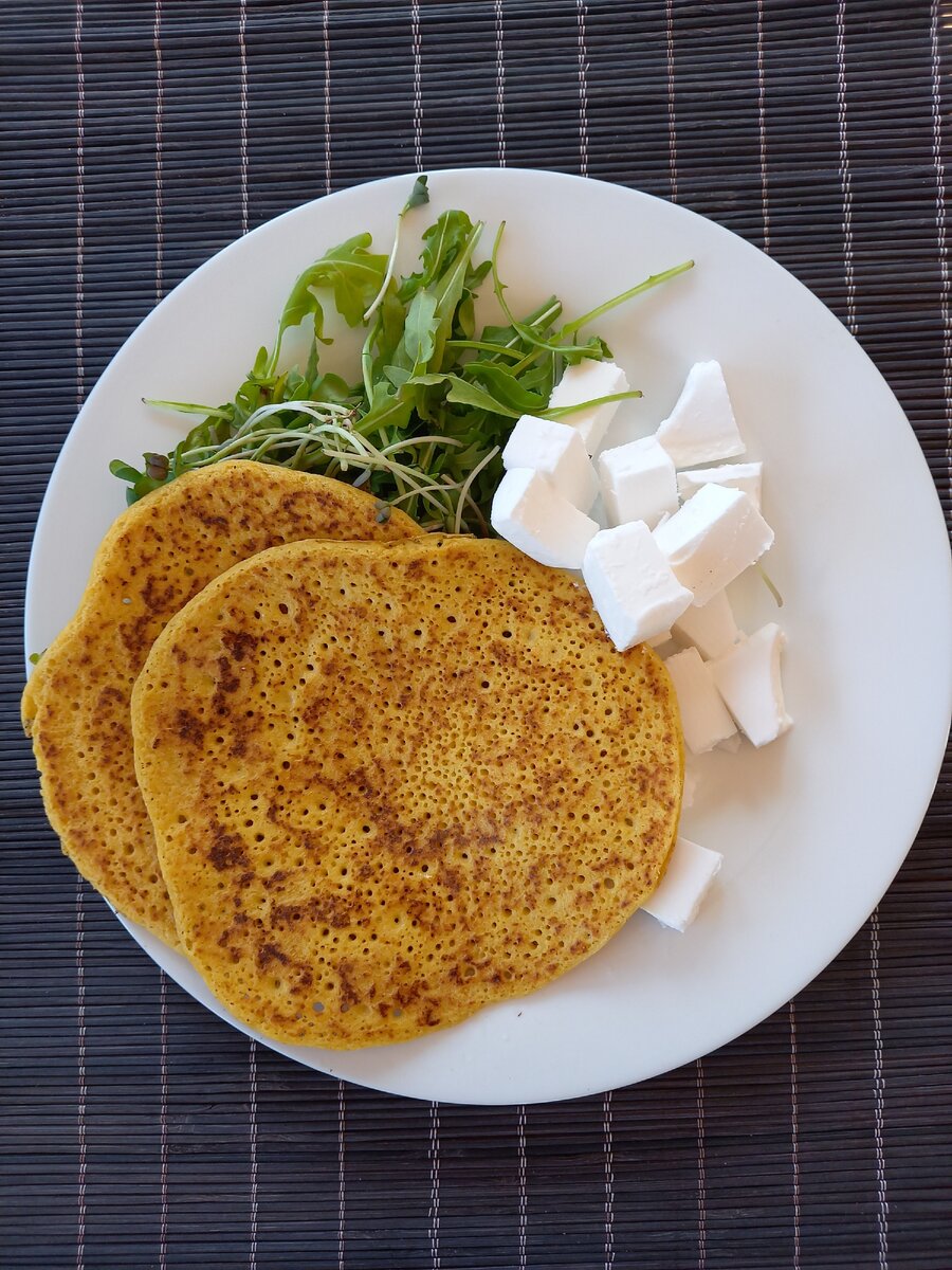 Пшенные блины из тыквы