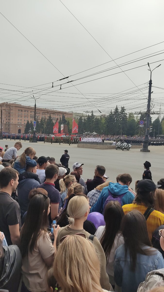 Ежегодный парад в честь Дня Победы 9-го мая. Г. Челябинск.