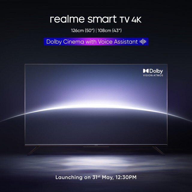 Плакат Realme Smart TV 4K