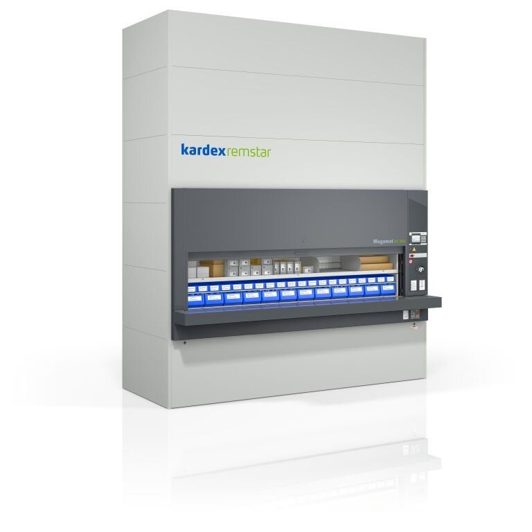 Megamat RS наиболее подходят для часто используемых товаров, потому что он доставляет правильную полку к окну раздачи по кратчайшему пути