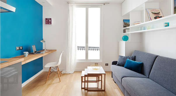 Маленькая квартира: 25 кв. метров в Париже