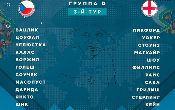Стартовый состав команд 