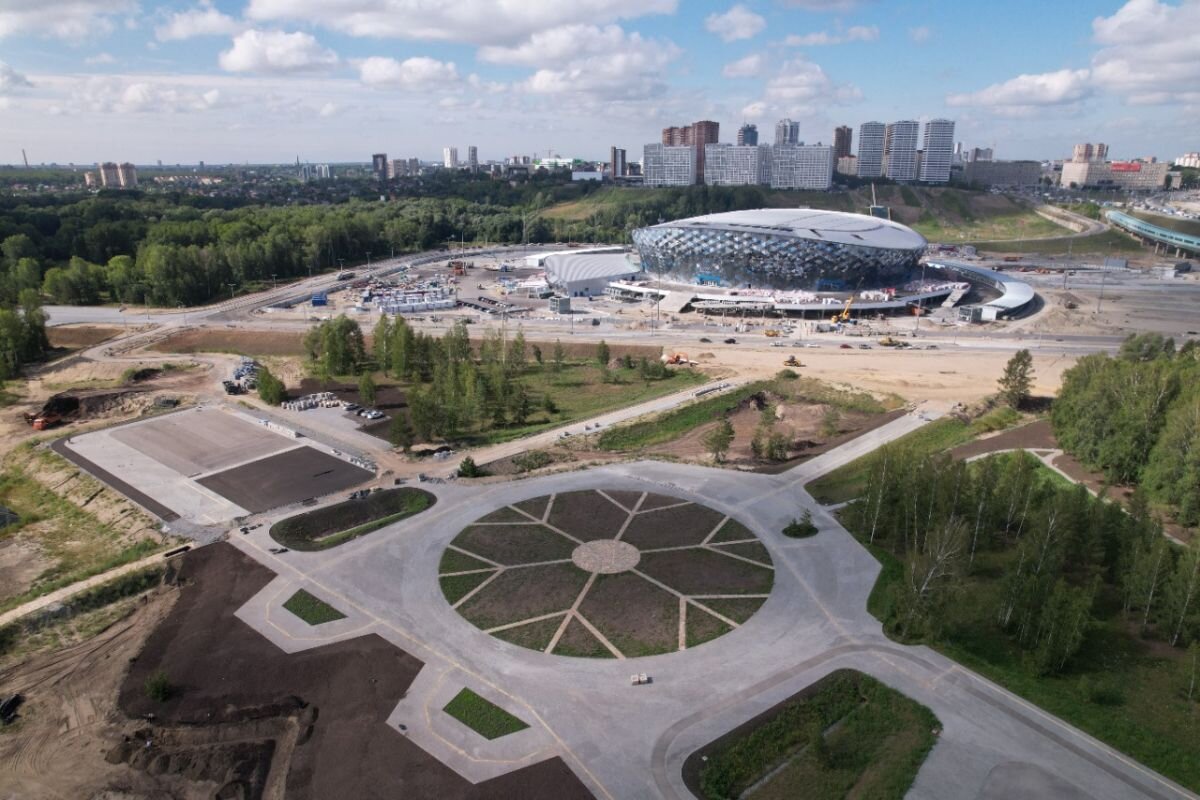 Парк Арена Новосибирск новый год 2023