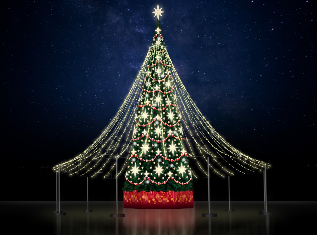    Эскиз оформления ели с сайта Госзакупок