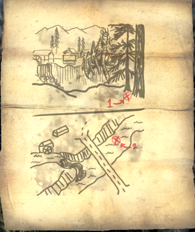 Карта №8, как видите 2 крестика