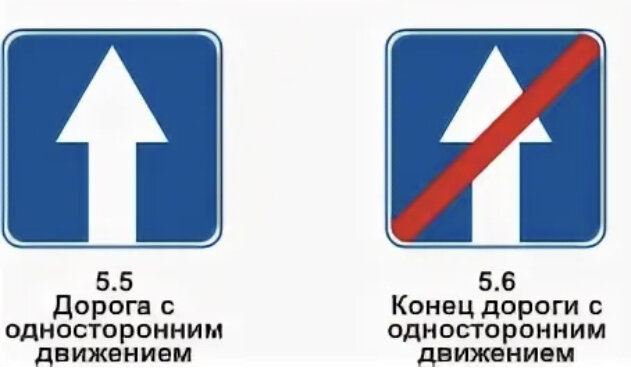 Дорожный знак одностороннее движение фото