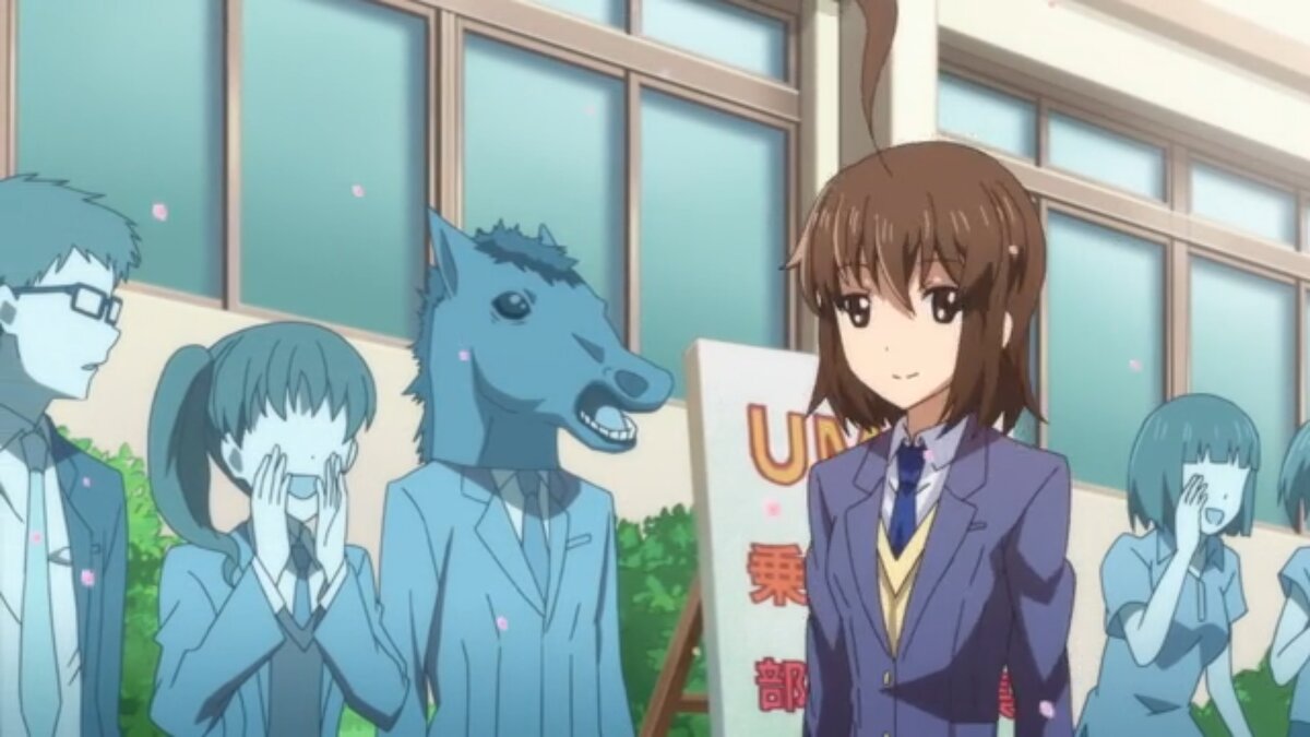 Нацуки Андо в первый школьный день.