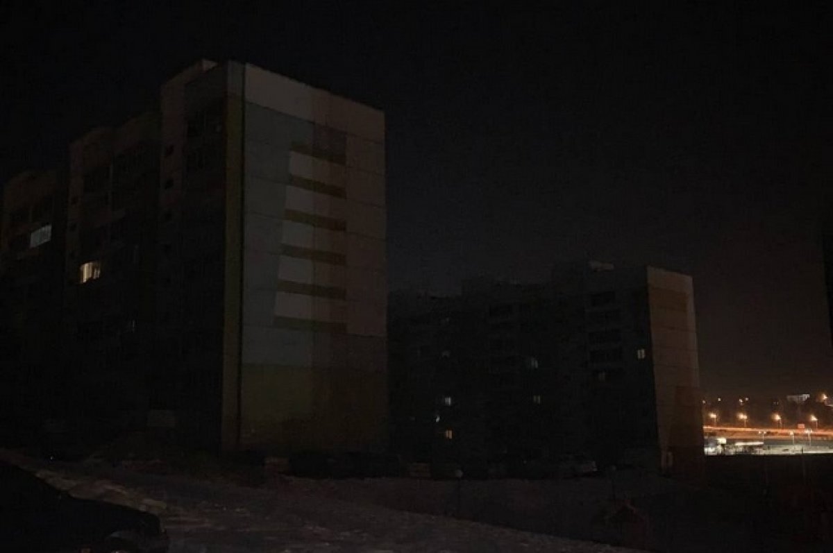    В Томске без света остался целый микрорайон