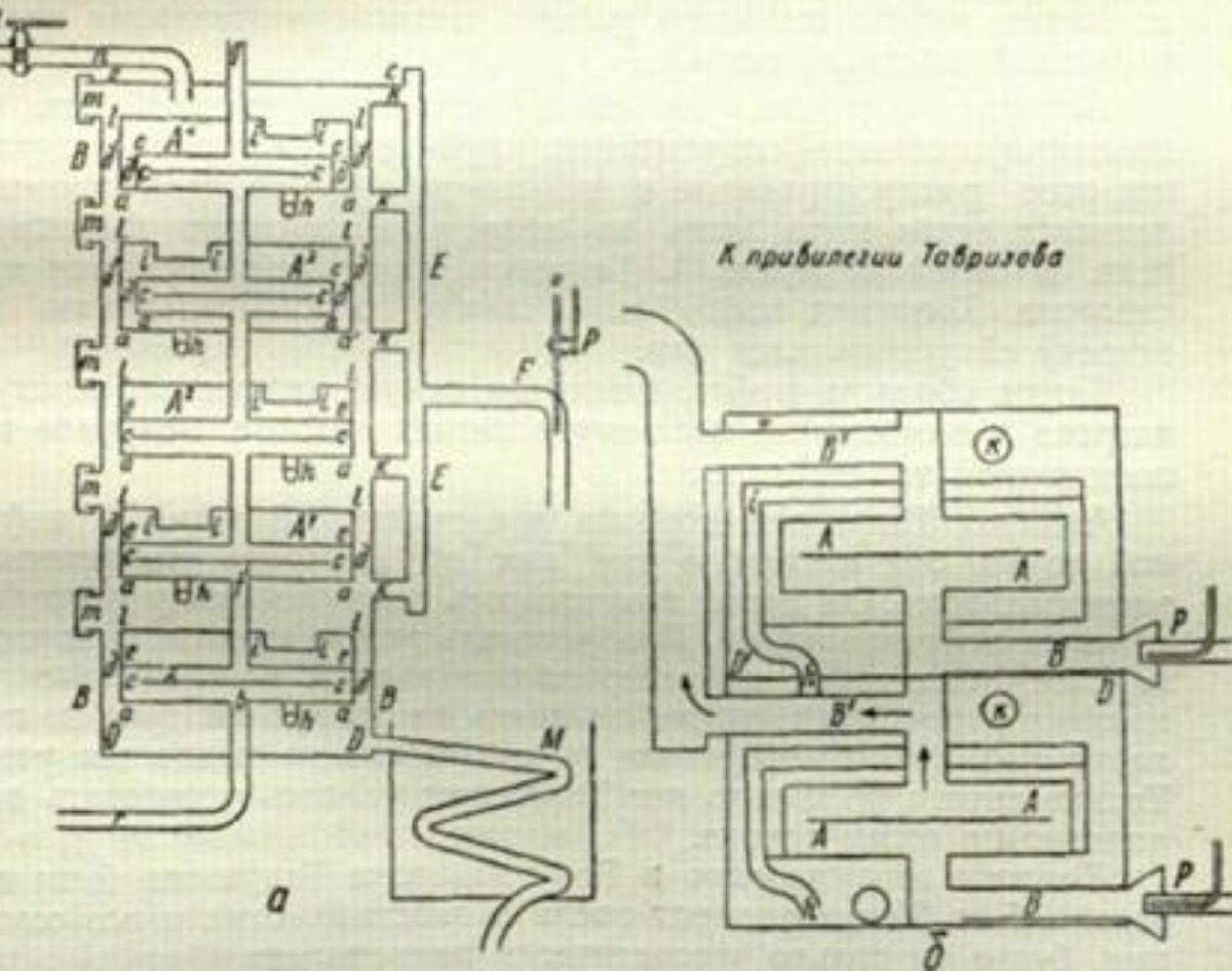 Архивная иллюстрация аппарата А.А. Тавризова