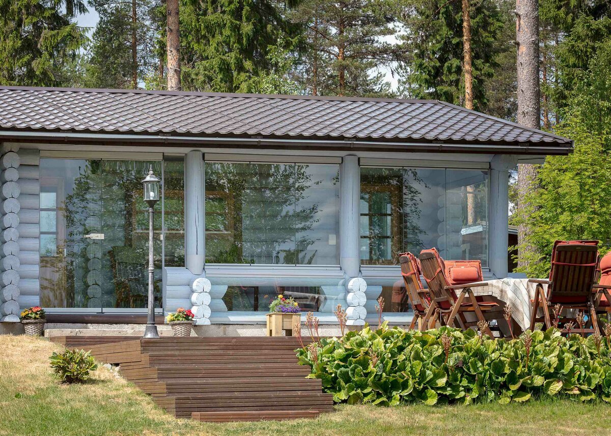 Остекление от пола до потолка до 3 метров - возможно и для сруба